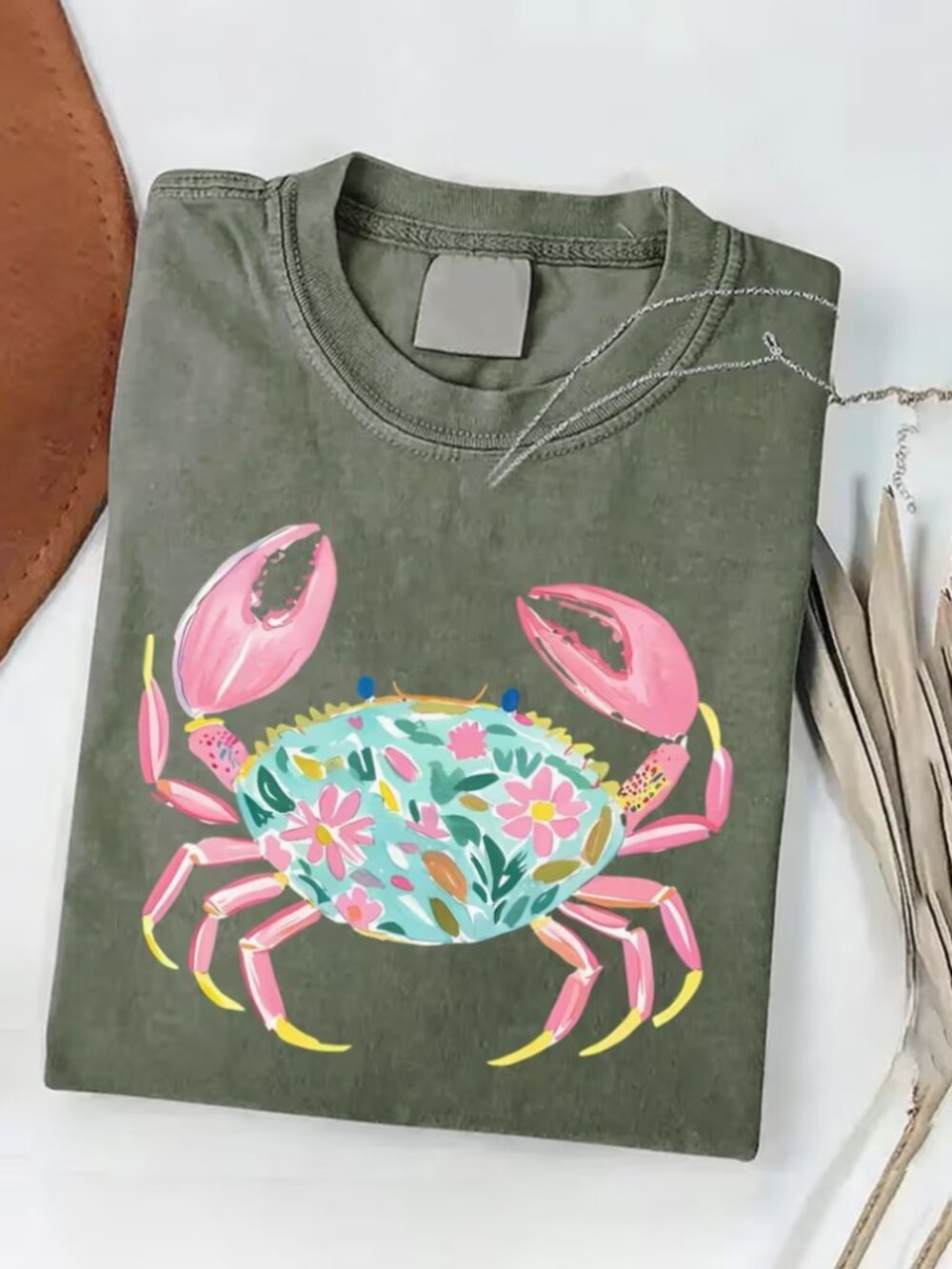 Summer Women's Tshirt - Colorful Crab - XXL - NWOT